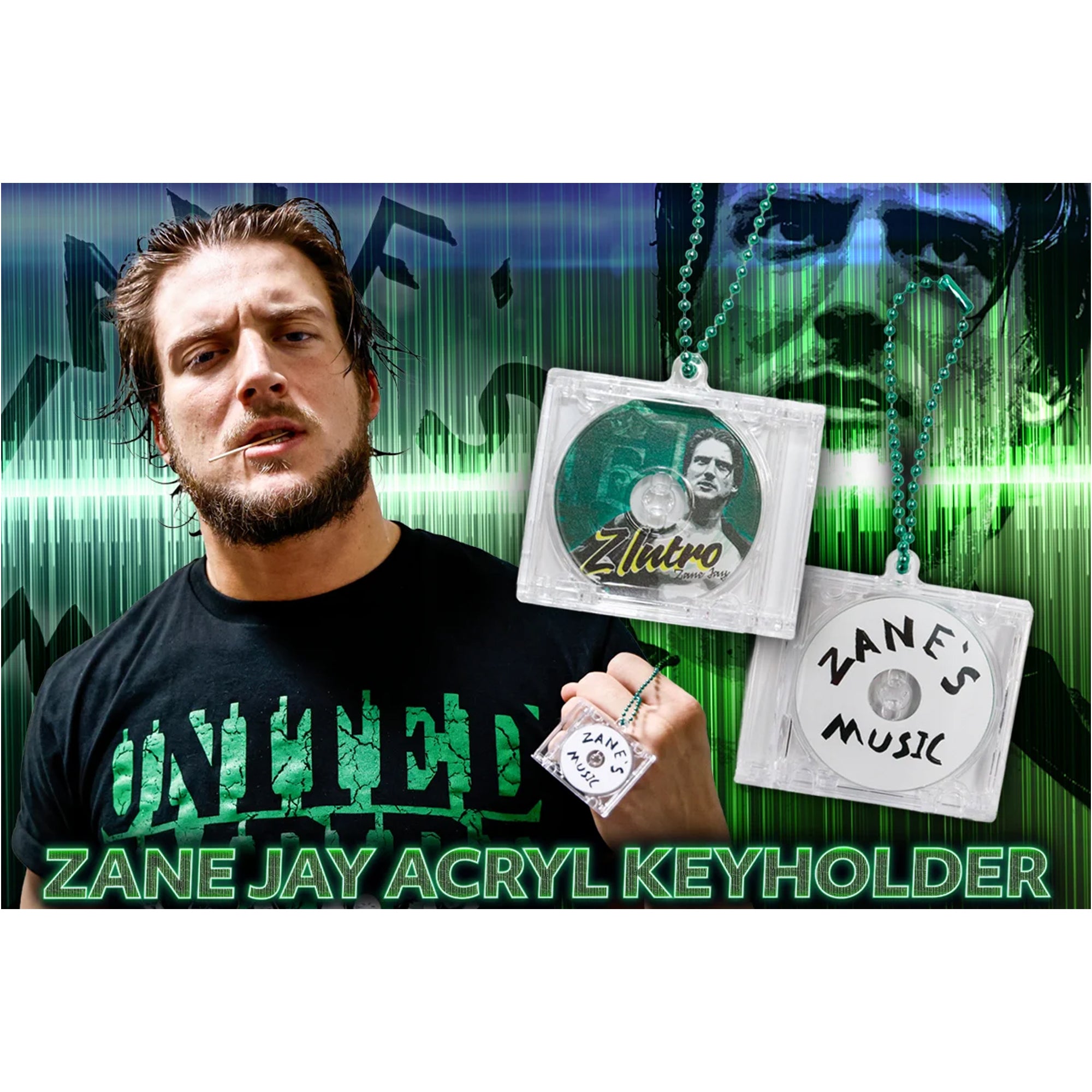 Zane Jay CD Keychain 'Zane's Chains First Edition'