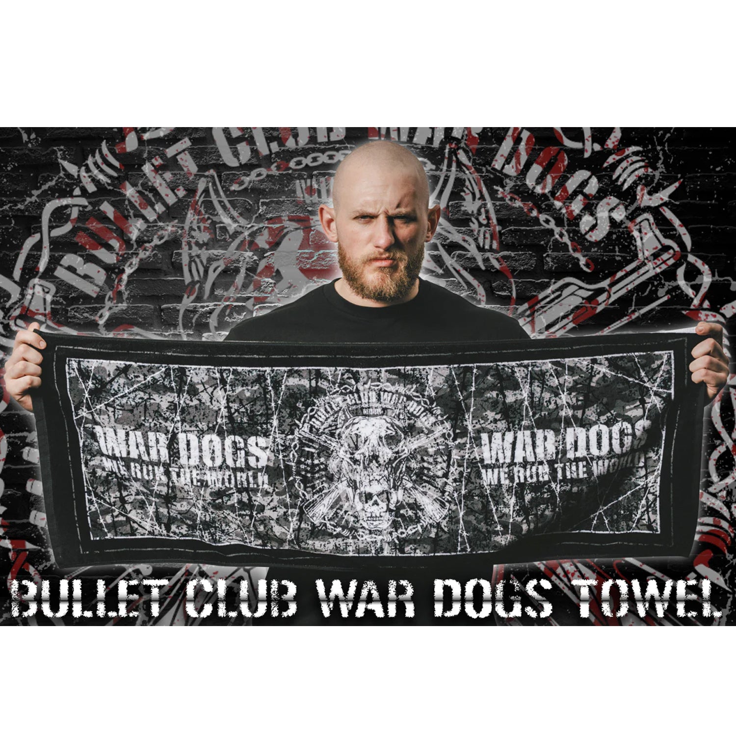 BULLET CLUB WAR DOGS "DPSCM" Sports Towel (2025)